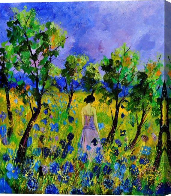 Pol Ledent Eglantine's summer walk Stretched Canvas Print / Canvas Art