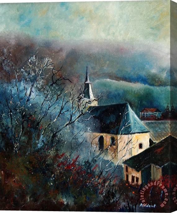 Pol Ledent Mysterious chapel Stretched Canvas Print / Canvas Art