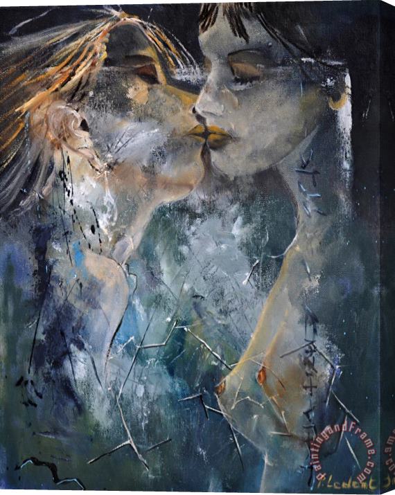 Pol Ledent Tender Kiss Stretched Canvas Print / Canvas Art