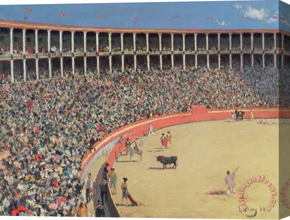Ramon Casas i Carbo The Bullfight Stretched Canvas Painting / Canvas Art