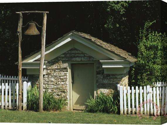 Raymond Gehman A Stone Outbuilding on The Grounds of The Fort Hunter Mansion Stretched Canvas Print / Canvas Art