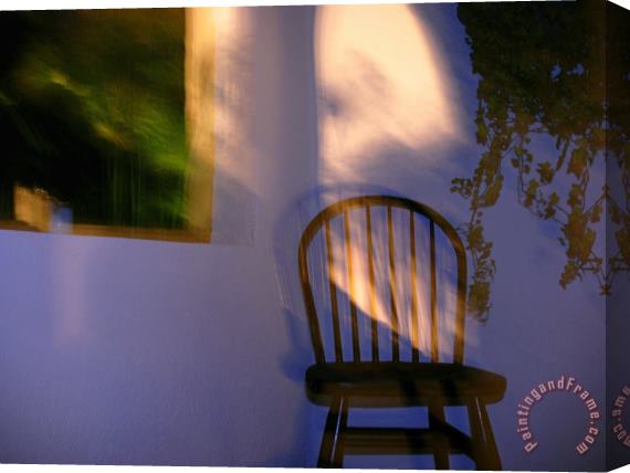 Raymond Gehman Chair And Vines on a Front Porch Stretched Canvas Print / Canvas Art
