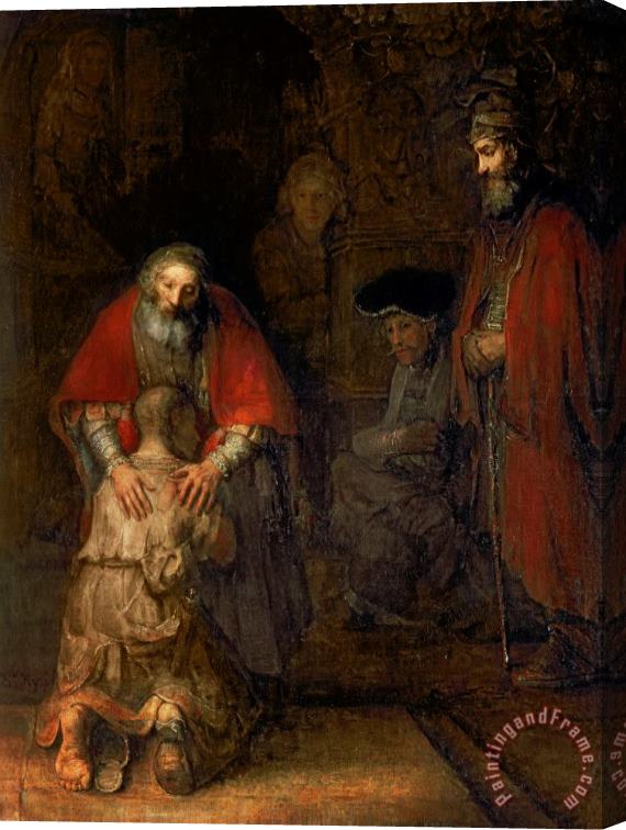 Rembrandt Harmenszoon van Rijn Return of the Prodigal Son Stretched Canvas Print / Canvas Art