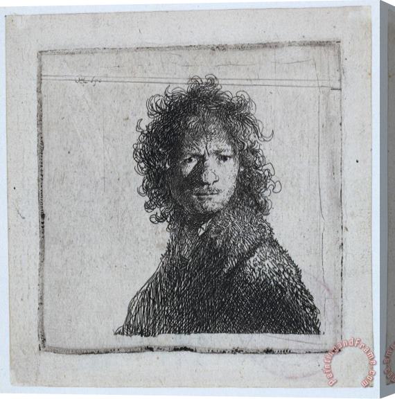 Rembrandt Self Portrait, Frowning Stretched Canvas Print / Canvas Art