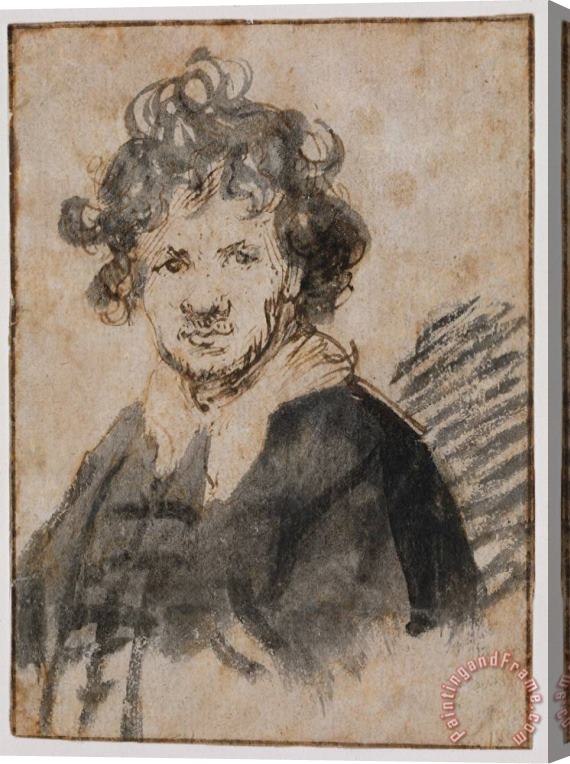 Rembrandt Self Portrait Stretched Canvas Print / Canvas Art