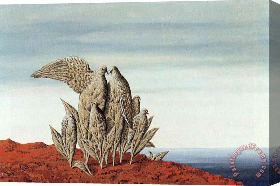 rene magritte Island of Treasures 1942 Stretched Canvas Print / Canvas Art