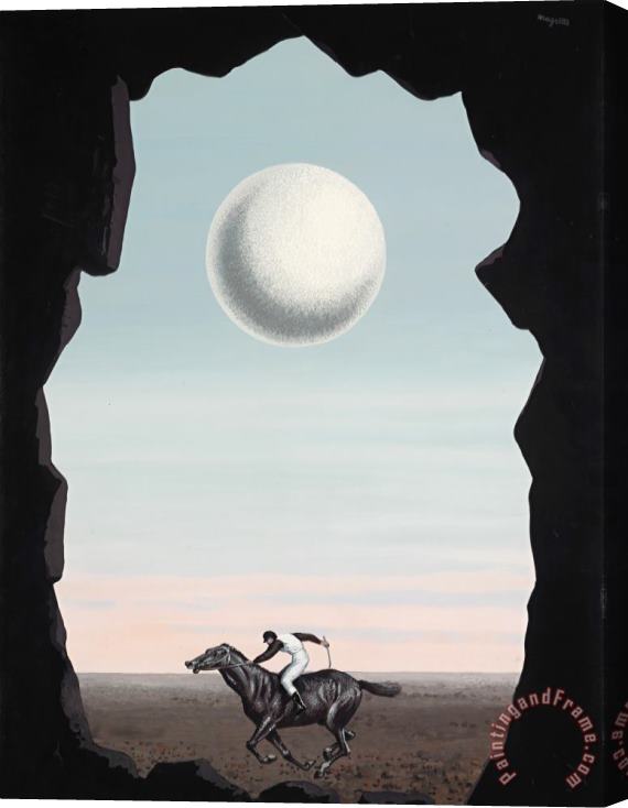 rene magritte Le Jockey Perdu Stretched Canvas Painting / Canvas Art