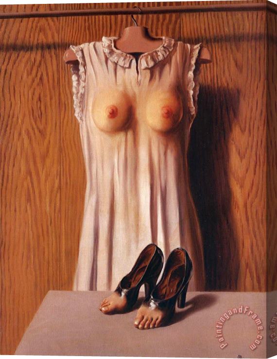 rene magritte Philosophy in The Bedroom 1947 Stretched Canvas Print / Canvas Art