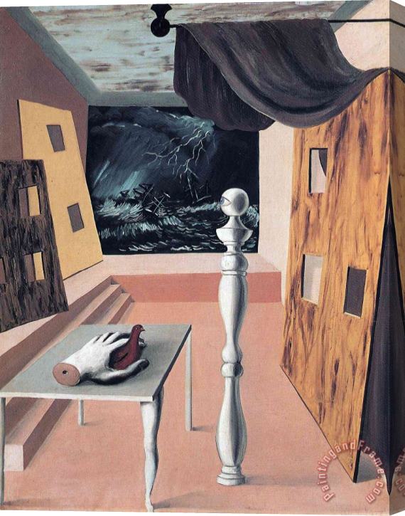 rene magritte The Difficult Crossing 1926 Stretched Canvas Painting / Canvas Art