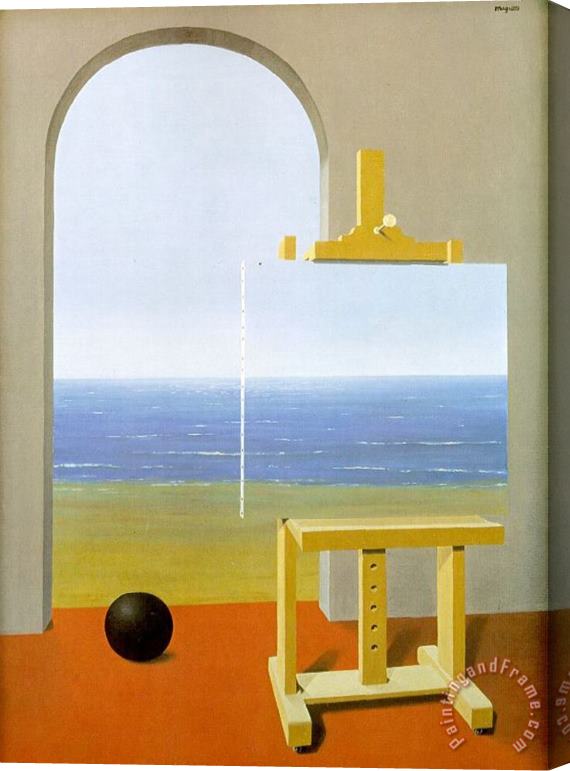 rene magritte The Human Condition 1935 Stretched Canvas Print / Canvas Art