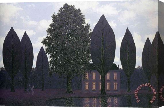 rene magritte The Mysterious Barricades 1961 Stretched Canvas Print / Canvas Art