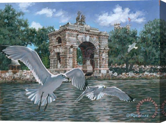 Richard De Wolfe The Stone Arch Stretched Canvas Painting / Canvas Art