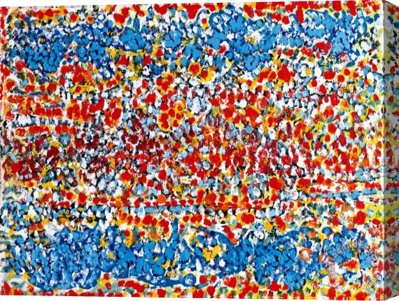 Richard Pousette-dart In The Garden #4 Stretched Canvas Print / Canvas Art
