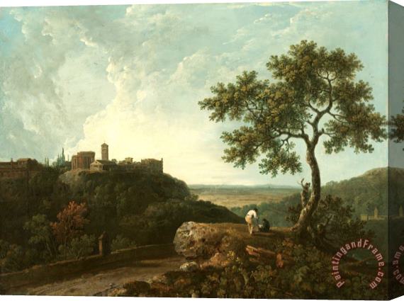 Richard Wilson Tivoli The Temple of The Sybil And The Campagna Stretched Canvas Painting / Canvas Art