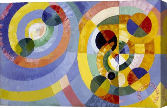 Robert Delaunay Circular Forms (formes Circulaires) Stretched Canvas Painting / Canvas Art