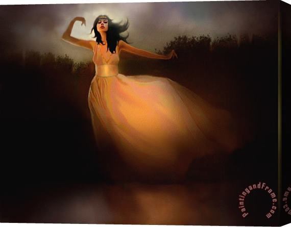 Robert Foster Lake Dancer Stretched Canvas Painting / Canvas Art