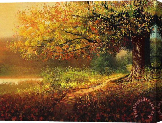 Robert Foster Old Path Stretched Canvas Painting / Canvas Art