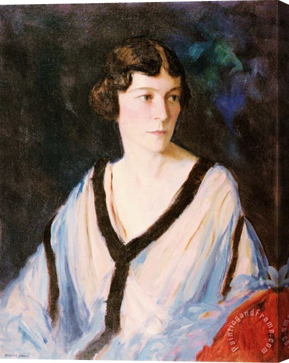 Robert Henri Portrait of Mrs. Edward H. (catherine) Bennett Stretched Canvas Painting / Canvas Art