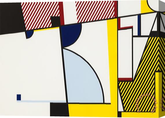 Roy Lichtenstein Bull #5,from Bull Profile Series, 1973 Stretched Canvas Print / Canvas Art