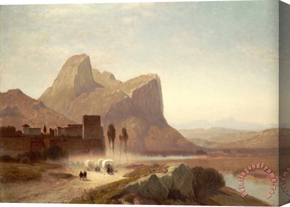 Samuel Colman Gibraltar From The Neutral Ground, C. 1863 1866 Stretched Canvas Painting / Canvas Art