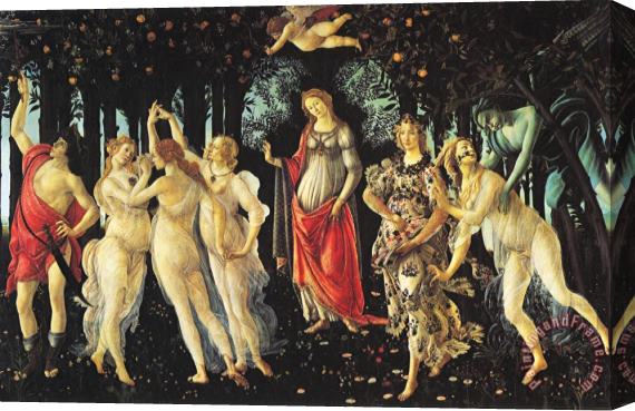 Sandro Botticelli Allegory of Spring Stretched Canvas Painting / Canvas Art