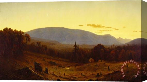 Sanford Robinson Gifford Hunter Mountain, Twilight Stretched Canvas Print / Canvas Art