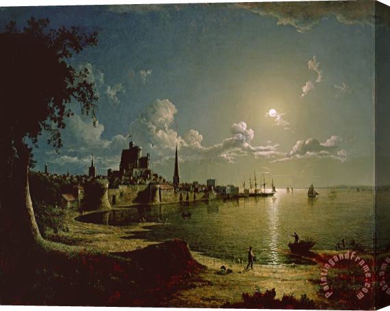 Sebastian Pether Moonlight Scene Stretched Canvas Painting / Canvas Art