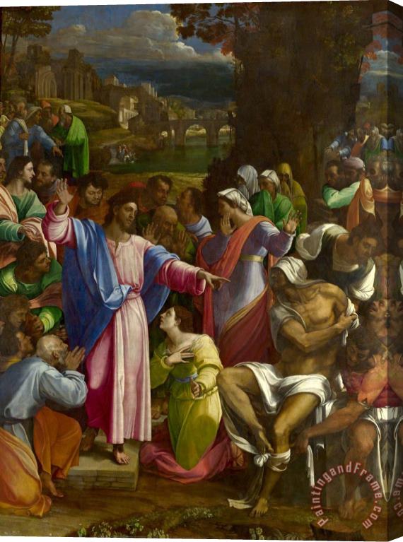Sebastiano del Piombo The Raising of Lazarus Stretched Canvas Print / Canvas Art