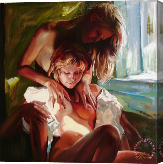 Sergey Ignatenko Female secrets Stretched Canvas Painting / Canvas Art