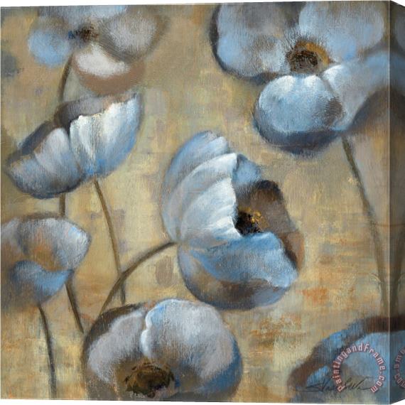 Silvia Vassileva Flowers in Dusk I Stretched Canvas Print / Canvas Art