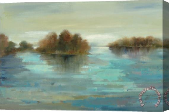 Silvia Vassileva Serenity on The River Stretched Canvas Painting / Canvas Art