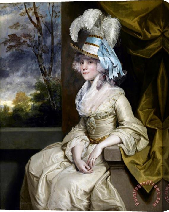Sir Joshua Reynolds Elizabeth, Lady Taylor Stretched Canvas Print / Canvas Art