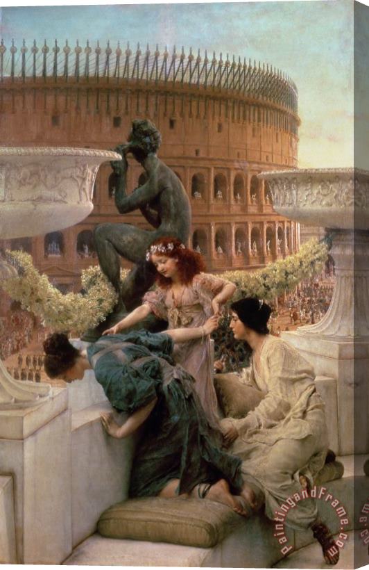 Sir Lawrence Alma-Tadema The Coliseum Stretched Canvas Print / Canvas Art