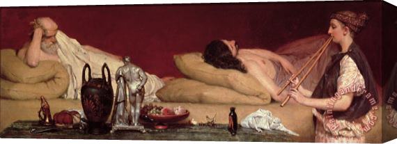 Sir Lawrence Alma-Tadema The Siesta Stretched Canvas Print / Canvas Art