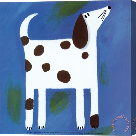 Sophie Harding Quirky Animals Iv Stretched Canvas Painting / Canvas Art