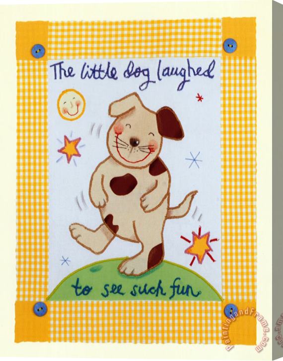Sophie Harding The Little Dog Laughed Stretched Canvas Print / Canvas Art