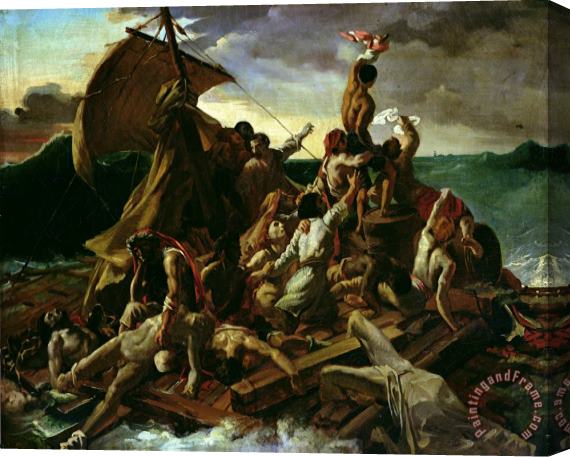 Theodore Gericault The Raft of the Medusa Stretched Canvas Painting / Canvas Art