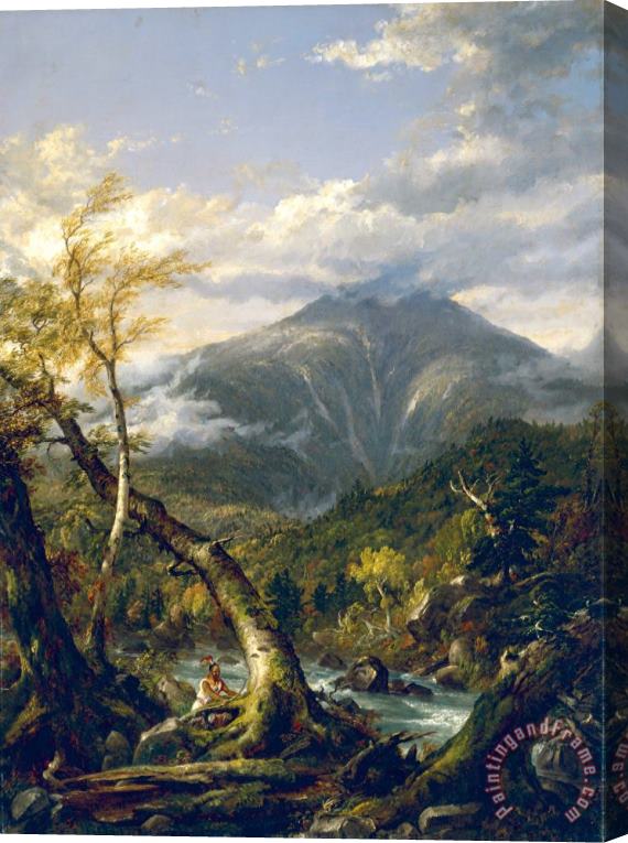 Thomas Cole Indian Pass Stretched Canvas Painting / Canvas Art