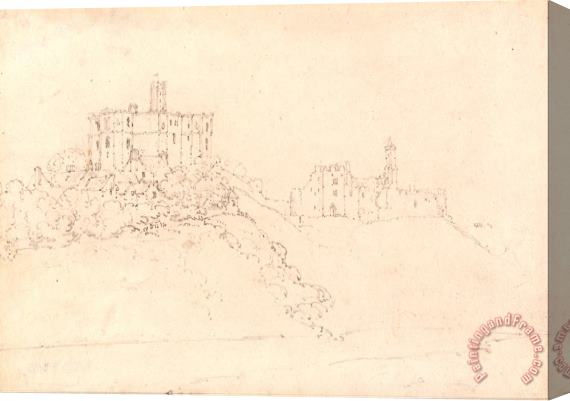 Thomas Girtin Warkworth Castle, Northumberland Stretched Canvas Print / Canvas Art