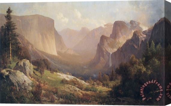 Thomas Hill View of Yosemite Valley Stretched Canvas Painting / Canvas Art