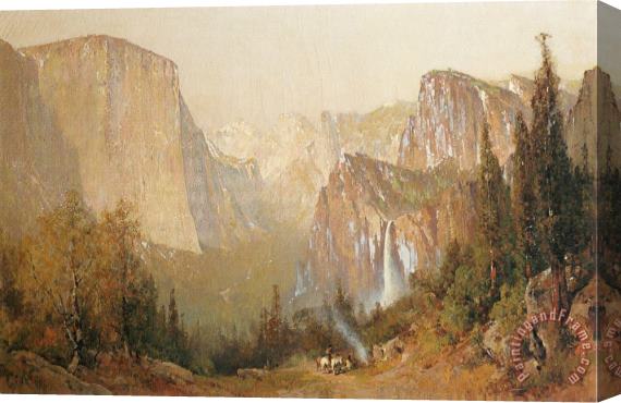Thomas Hill Yosemite Valley Stretched Canvas Painting / Canvas Art