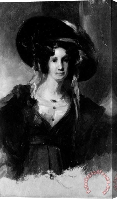 Thomas Sully Mrs. Huges Stretched Canvas Painting / Canvas Art