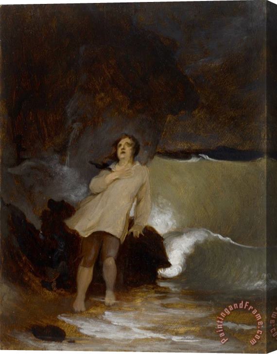Thomas Sully The Shipwreck of Robinson Crusoe Stretched Canvas Print / Canvas Art