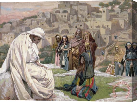 Tissot Jesus Wept Stretched Canvas Painting / Canvas Art