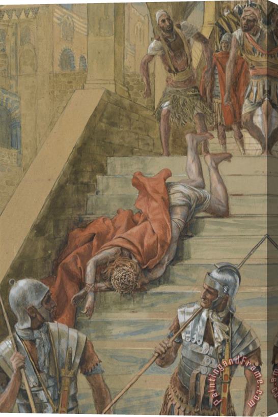Tissot The Holy Stair Stretched Canvas Print / Canvas Art