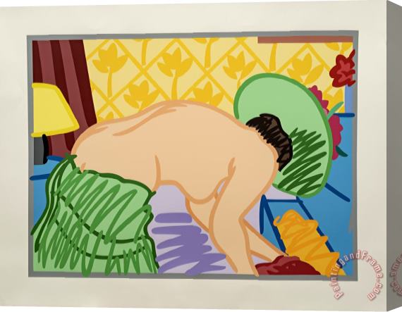 Tom Wesselmann Judy Trying on Clothes, Ca. 1997 Stretched Canvas Painting / Canvas Art