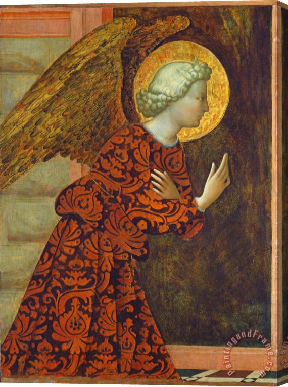 Tommaso Masolino da Panicale The Archangel Gabriel Stretched Canvas Print / Canvas Art
