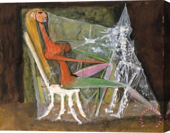 Victor Brauner The Ice Knight, 1938 Stretched Canvas Print / Canvas Art