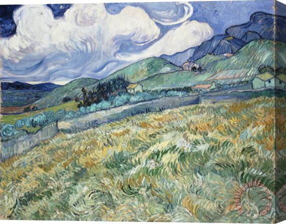 Vincent van Gogh Landscape From Saint-remy Stretched Canvas Print / Canvas Art