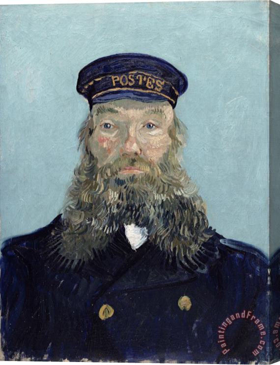 Vincent van Gogh Portrait of Postman Roulin Stretched Canvas Painting / Canvas Art